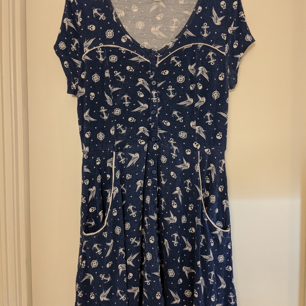 Nautical Skate Dress (Hot Topic)